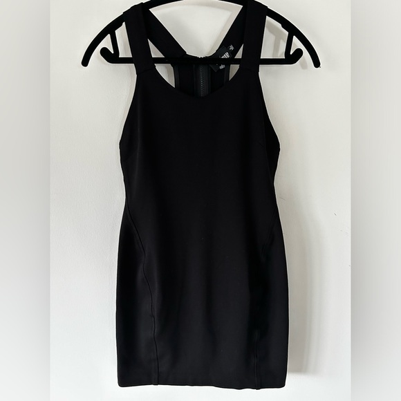 Aritzia Wilfred Free Mini Black Dress - Picture 2 of 8